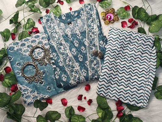 Jaipuri Cotton Suit Set