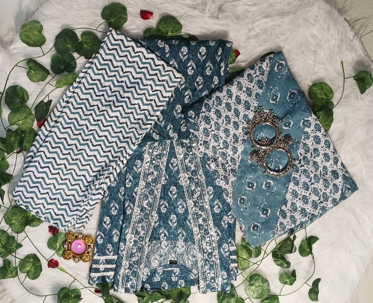 Jaipuri Cotton Suit Set