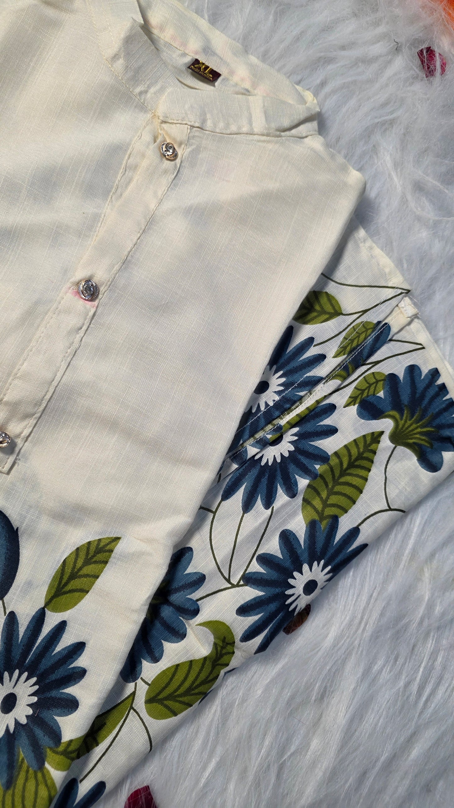 Elegant Cotton Kurti Set