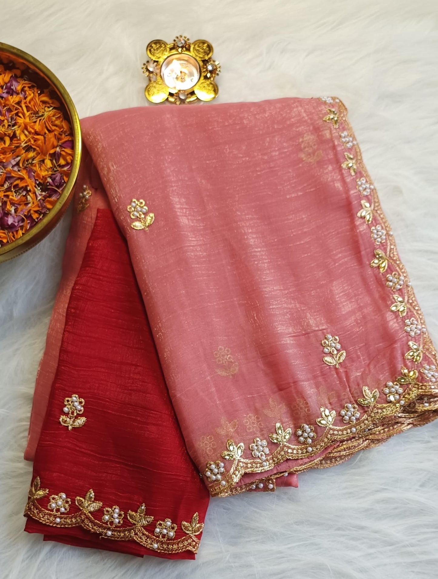 Grace in Every Drape - Where Festive Charm Meets Timeless Elegance
