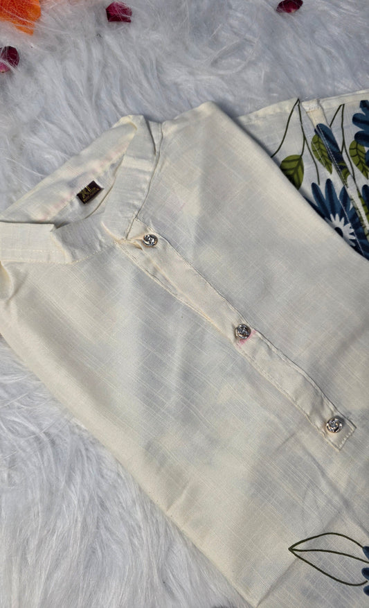 Elegant Cotton Kurti Set