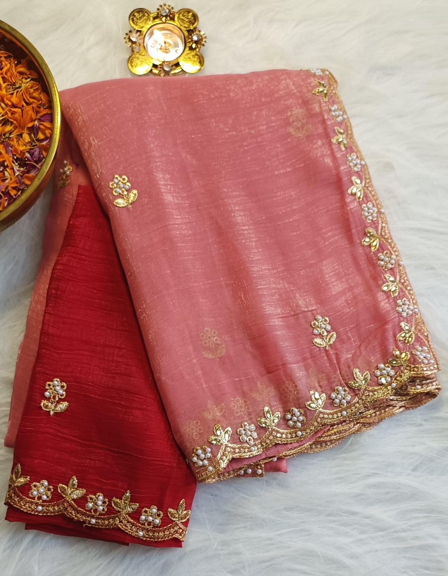 Grace in Every Drape - Where Festive Charm Meets Timeless Elegance