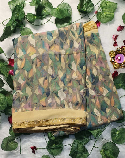 Mystic Leaf Luxe Saree