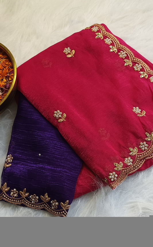 Royal Statement in Rani Pink & Purple