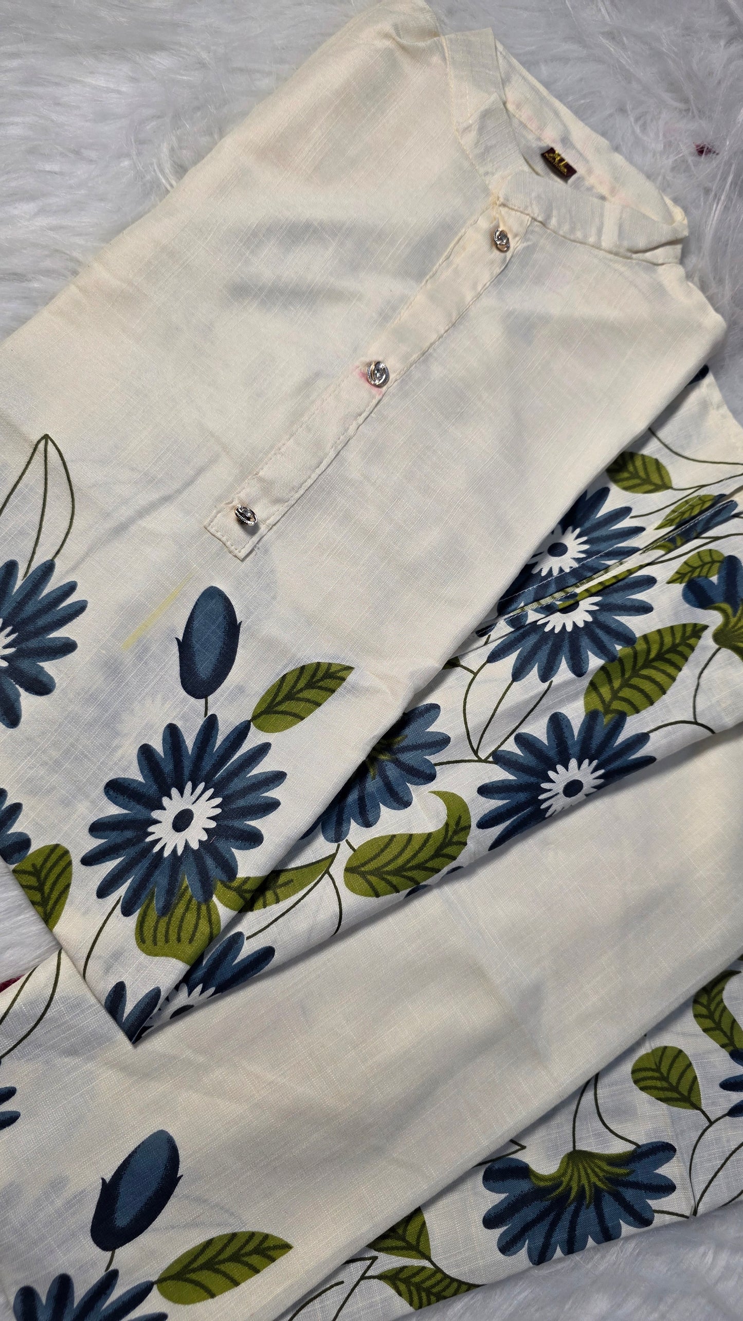 Elegant Cotton Kurti Set