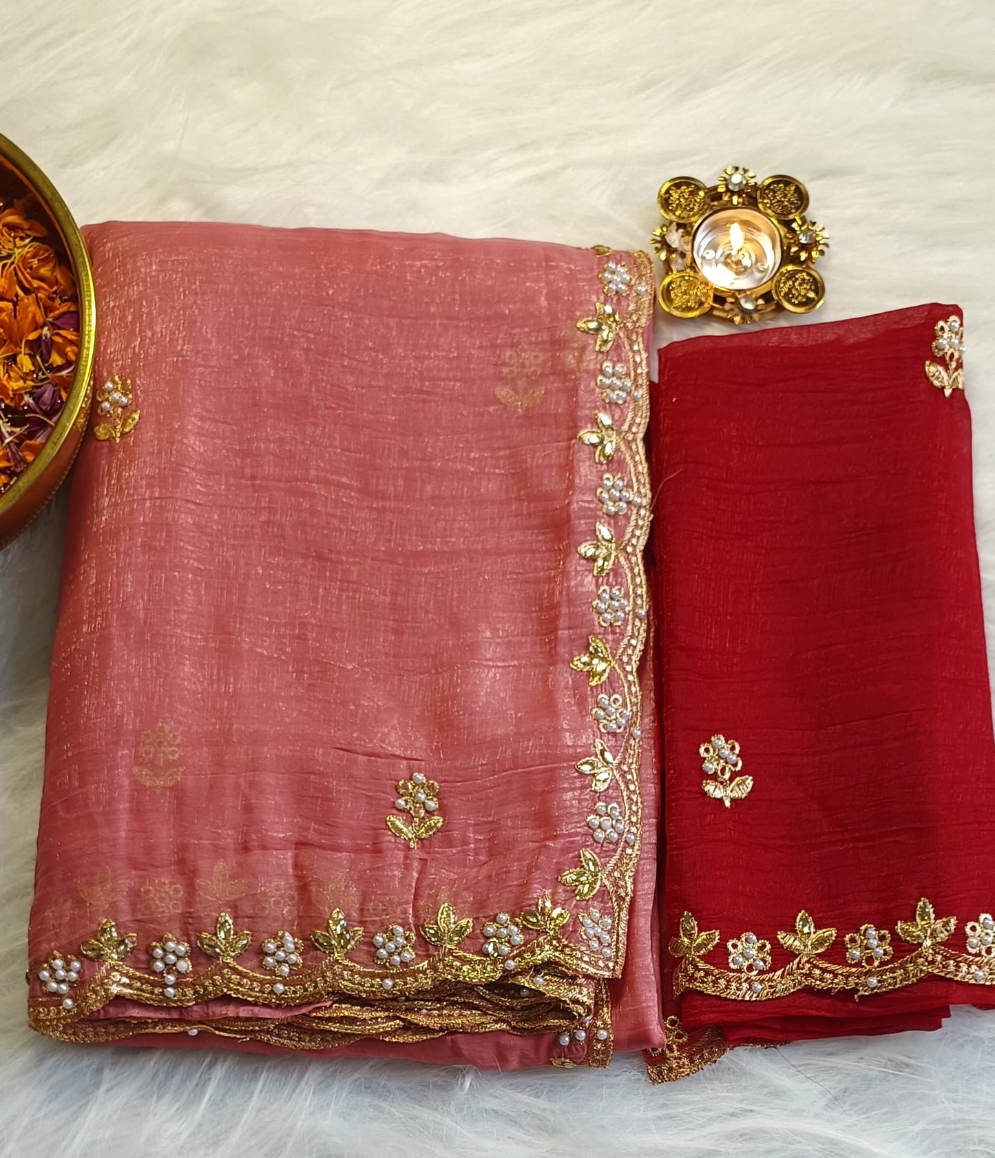 Grace in Every Drape - Where Festive Charm Meets Timeless Elegance