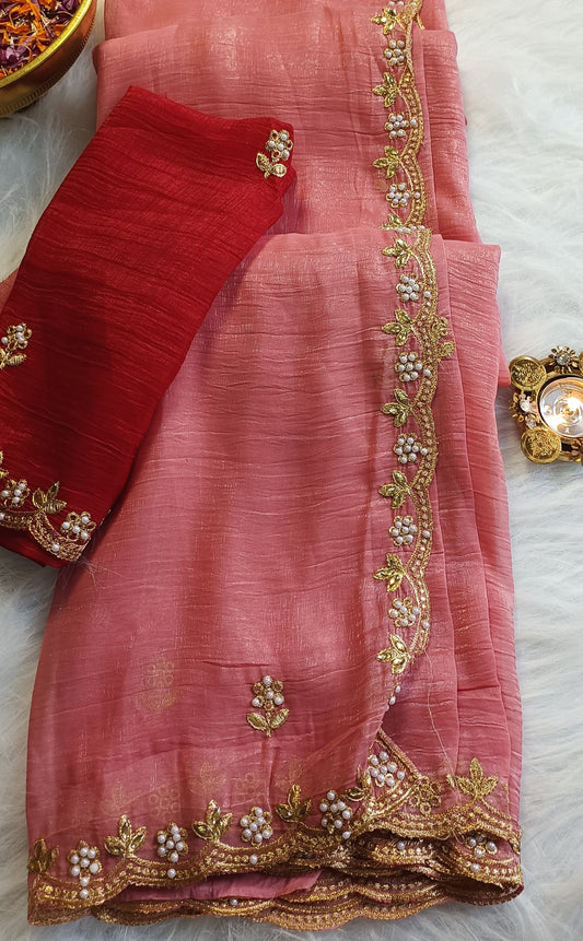 Grace in Every Drape - Where Festive Charm Meets Timeless Elegance