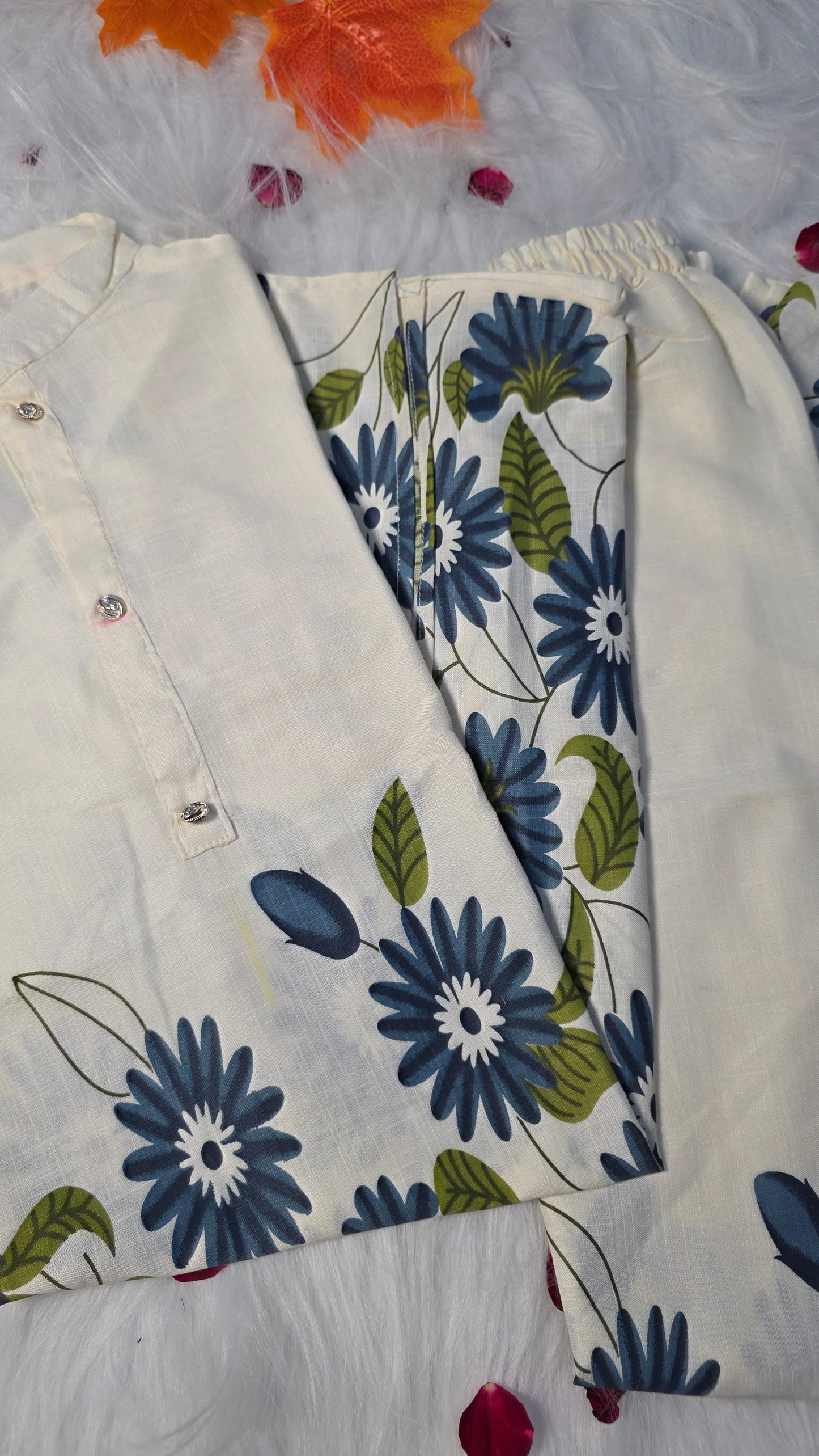 Elegant Cotton Kurti Set