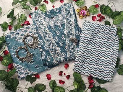 Jaipuri Cotton Suit Set