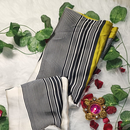 Noir Polka Elegance Saree